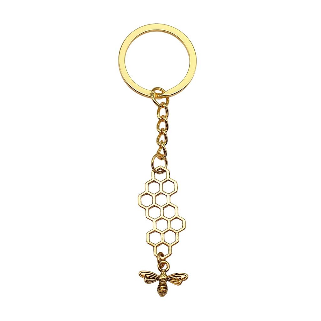 Breloc cu Charm Libelulă și Albină Pandantive Fluture Inel pentru Chei Inel de 28mm