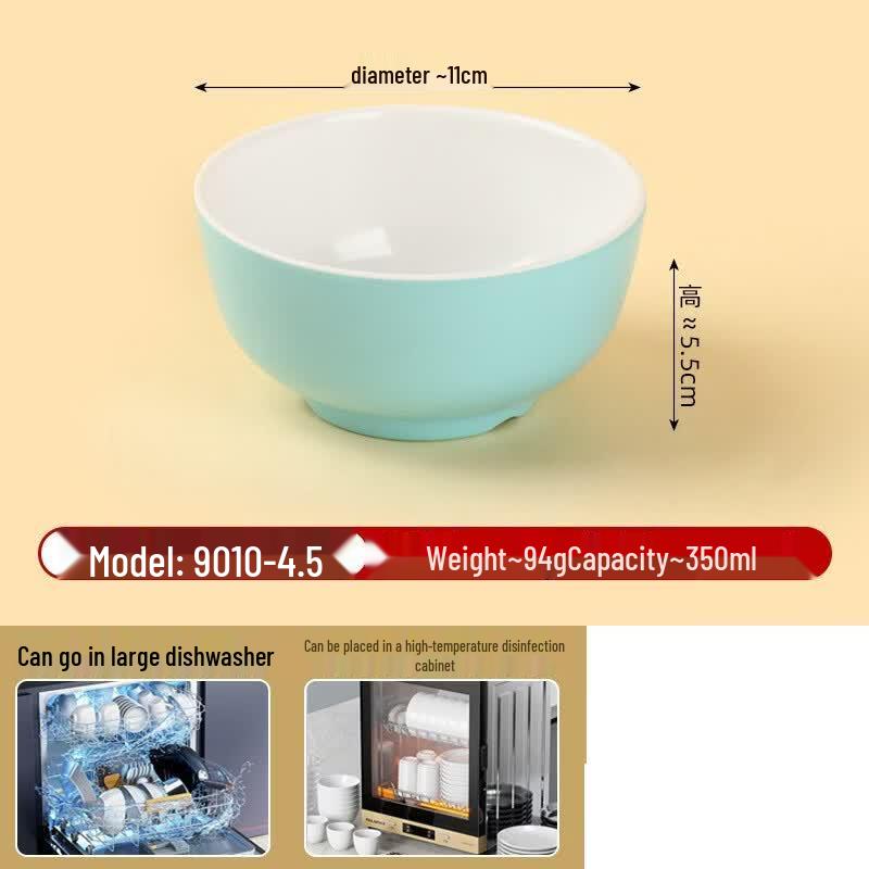 Colorful Melamine Imitation Porcelain Dining Bowls