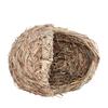 Hand Woven Pet Bed Slipper Shape Hand Made Grass Hamster Bed for Hamsters Guinea Pigs Rabbits and Cats