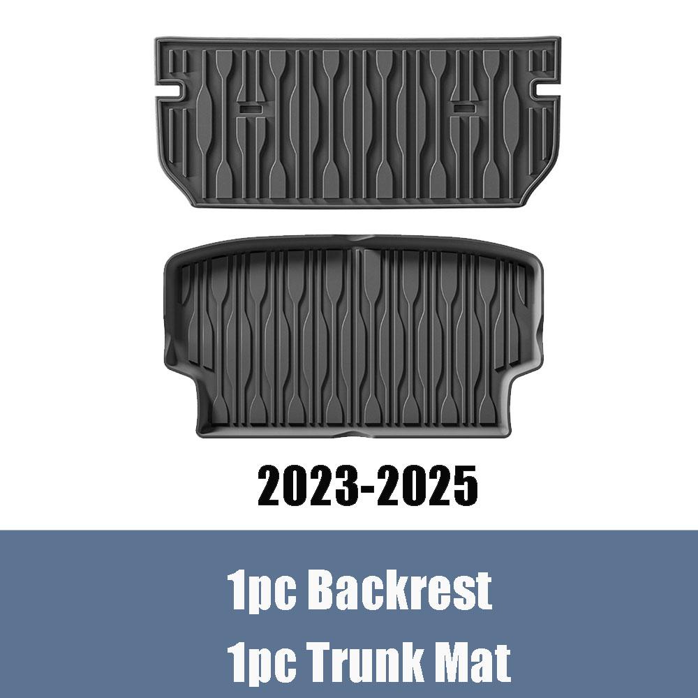 Floor Mats For BYD Dolphin Mini Seagulls EV 2024 2025 Trunk Mats Waterproof Non-slip Carpet Back Seat Protector Boot Liner Tray