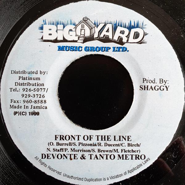 

7inch Record TANTO METRO & DEVONTE - Front Of The Line NONE Big Yard Music 1999 Jamaica Reggae, Ska & Dub Used