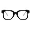 NeoRetro 5553 Newtro Hässliche Hornbrille C1 Schwarz