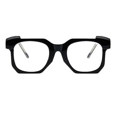 NeoRetro 5553 Newtro Hässliche Hornbrille C1 Schwarz