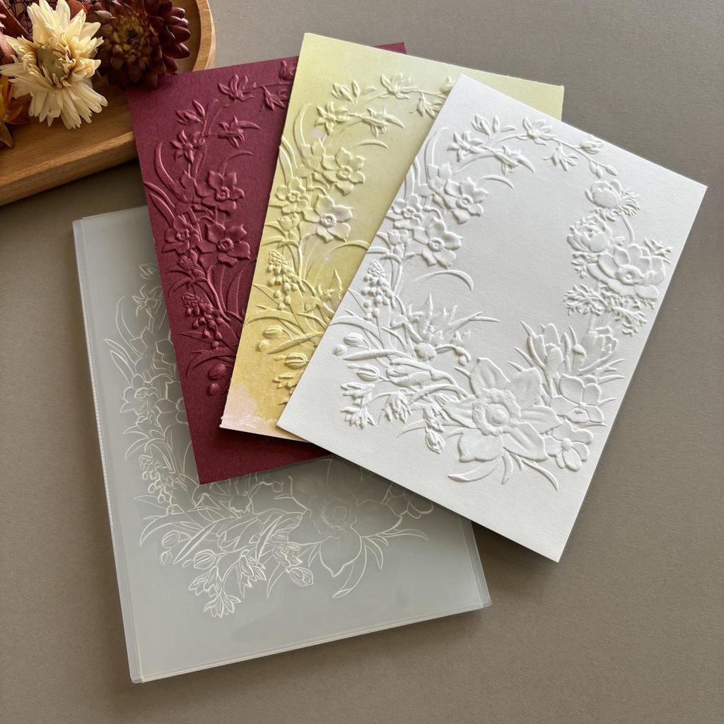 3D Embossed Butterfly Texture Mold for DIY Journal Crafting