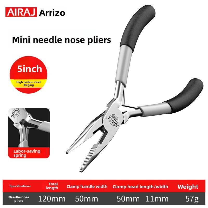 Metallzangenset mit gummierten Griffen für Präzisionsarbeiten