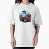 Stance Low Car Enthusiast Cartoon Oversized T-Shirt
