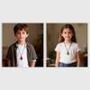 Semi-Precious Agates/Amethyst Necklace Five-Petal Pendant Necklace  Birthday Gifts