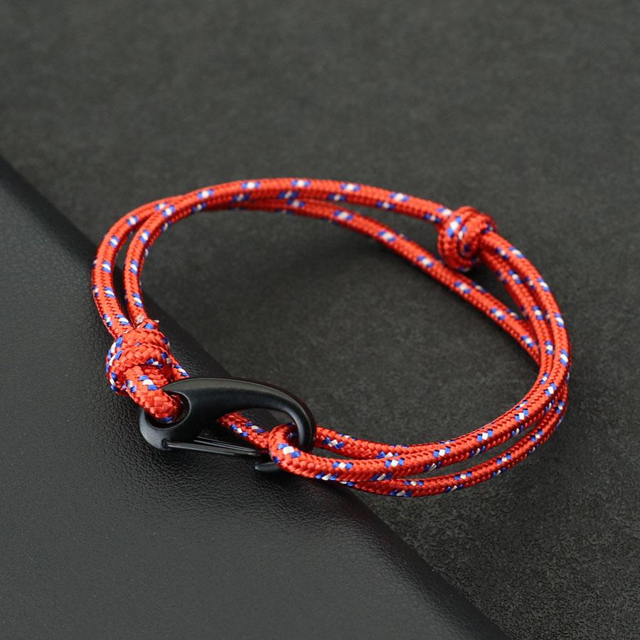 Noter Men Paracord Bracelet Sliding And Adjustable Nautical Braslet Homme Simple Style Wrap Braclet Accesorios Hombre Pulseria