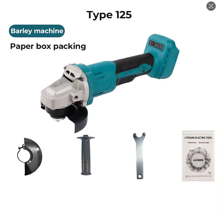 1000W 125/100MM Brushless Electric Angle Grinder 18V Battery Devices Combo Kit Impact Wrench for Makita Battery Power Tool Sets