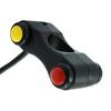 2 Push Buttons Switch Red Yellow 12V 1pcs 22mm ATV Handlebar