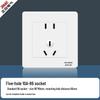 Scatola con Presa Interruttore in Acciaio Inossidabile, Impermeabile e Chiusurabile per Caricabatterie Veicoli Elettrici