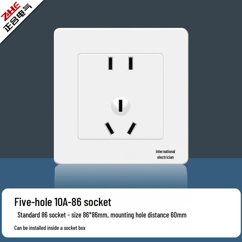 Scatola con Presa Interruttore in Acciaio Inossidabile, Impermeabile e Chiusurabile per Caricabatterie Veicoli Elettrici