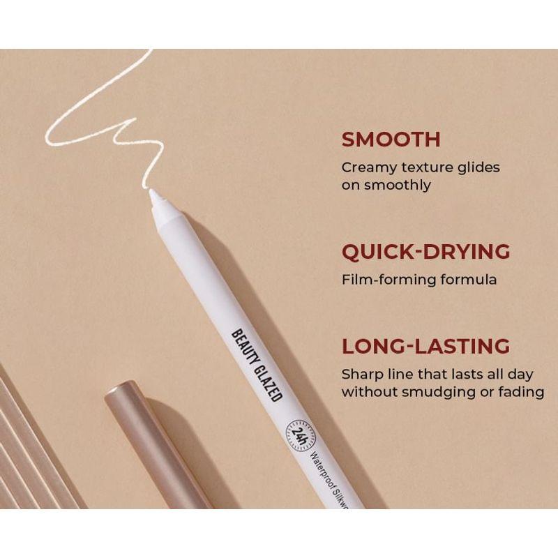 BEAUTY GLAZED - Long-Lasting White Gel Eyeliner - 2 Types