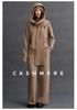 Women's Cashmere Loose Half-High Neck Sweater – Versatile Casual Knitwear for Autumn/Winter