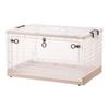 Foldable Transparent Double Door Storage Box