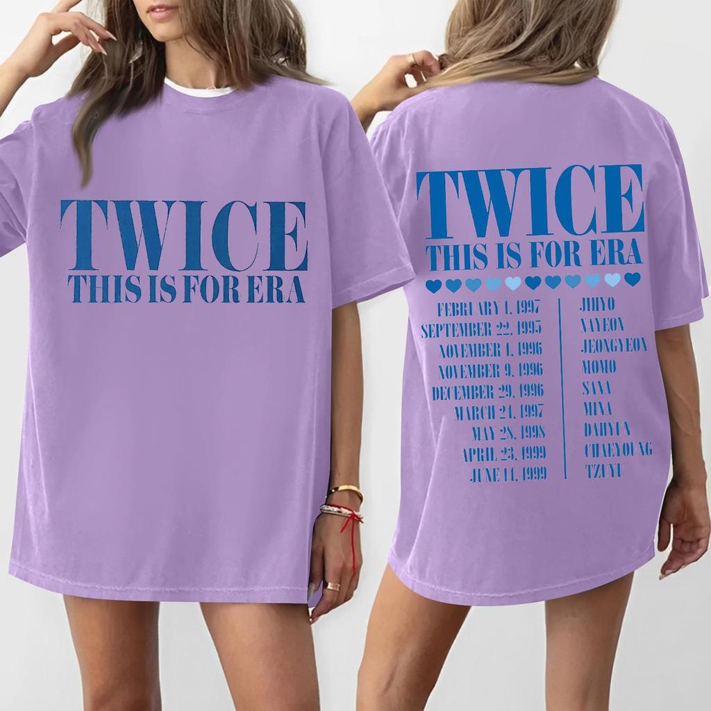 Damen Rundhals Bedrucktes Kurzarm T-Shirt Top