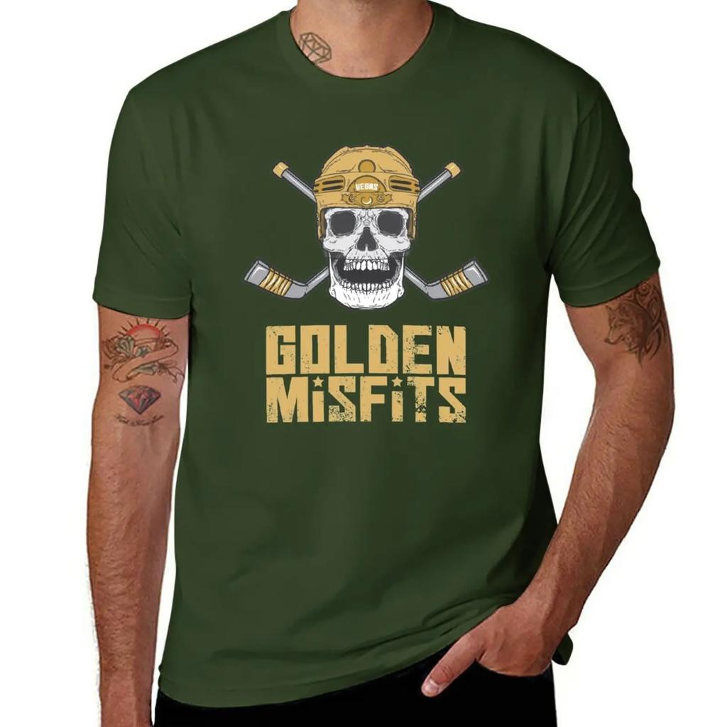 Golden Misfits T-Shirt customs vintage clothes sweat tees plain t shirts