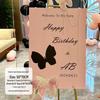 18th Birthday Butterfly Backdrop Decoration for Coming-of-Age Ceremony