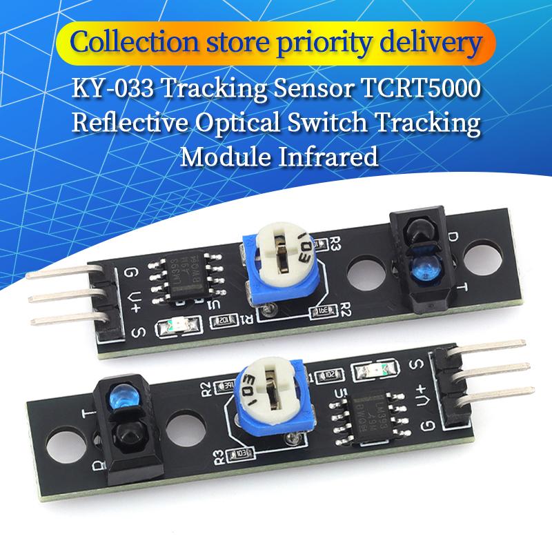 1/5/10Pcs TCRT5000 Infrared Reflective Sensor IR Switch Barrier Line Tracking Module 4Pin 3.3-5V Sensor For Arduino Smart Car