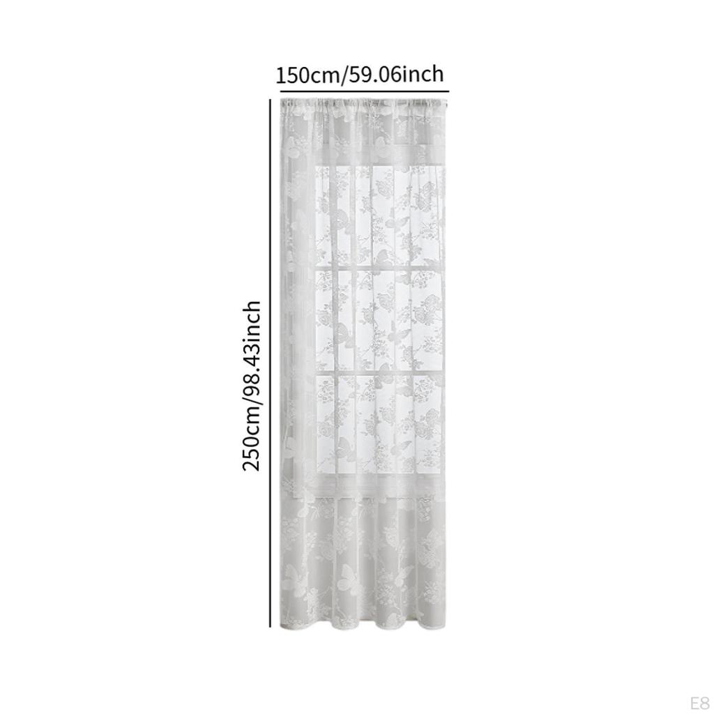 Floral Lace Curtain of The Package Decorative Bedroom Bar