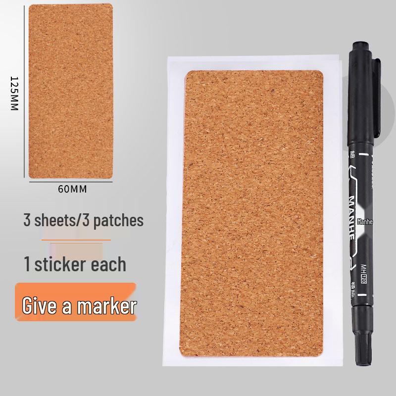 Vintage Cork Label Stickers: Waterproof Sticky Notes for Wire Network Cable and Journal Classification.