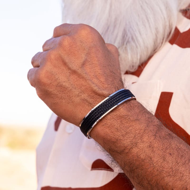 PIG & HEN Nabak 14 Bracelet - Navy X Silver