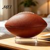Sports Memorabilia Showcase Rack 2/4Pcs Acrylic Football Display Stand, Clear Signed Rugby Ball Holder, Stand for Fan Room Decoration Desktop