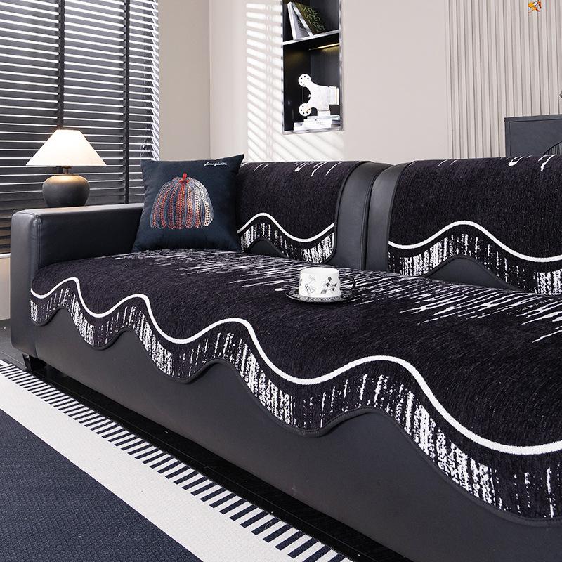 

Подушка для дивана особой формы Новая универсальная фиксированная нескользящая подушка для сиденья дивана для четырех сезонов Чехол класса люкс 70*70cm