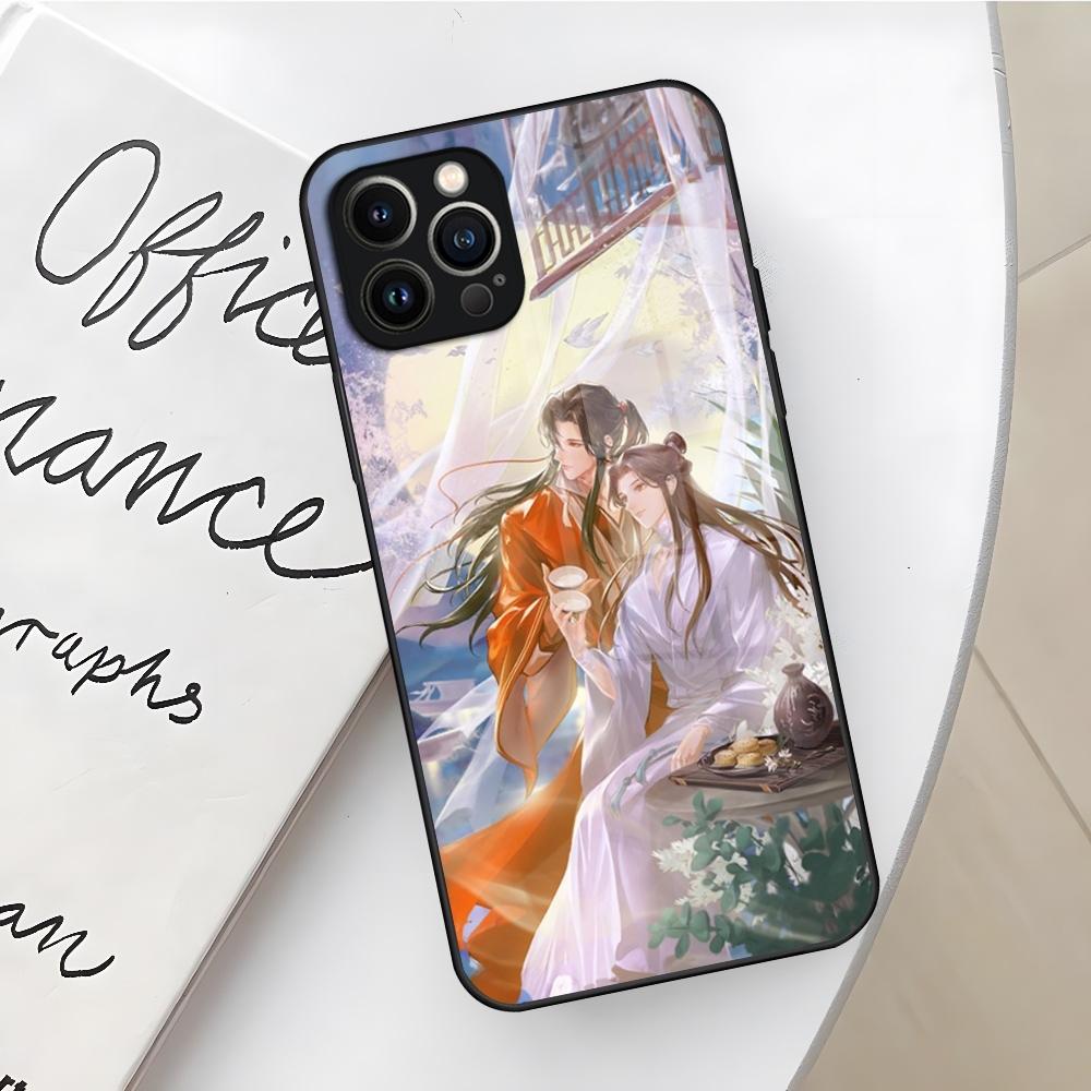 Heaven Official S Blessing Phone Case for Iphone 17 16 Air 15 14 12 11 13 Pro Max Mini X Xr Xs Se Puls Glass Cover