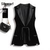 Women's New Chinese Style Mid-Length Vest