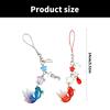 Fish Star Beaded Phone Charm Unique Designs Adds Touch Resin Texture Handmade Bag Pendant Suitable for Various Occasion