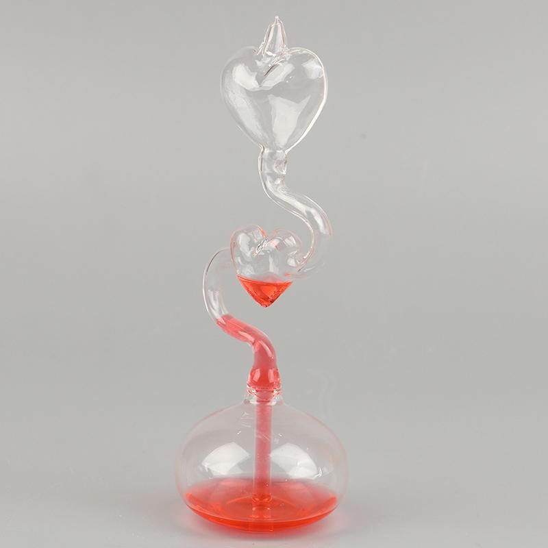 Children Educational Toys Science Energy Museum Toy Love Meter Hand Boiler Thermometer Spiral Glass