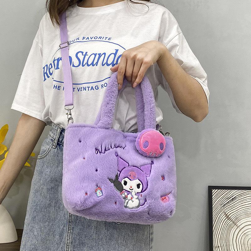 New Cute Plush Handbag: Versatile Spring/Summer Cartoon Fashion
