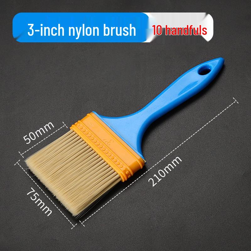 Soft Nylon Bristle Cleaning and Dust Removal Brush for Industrial Paint and Oil Application
