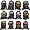 1Pcs Ghost Festival Makeup Party Horror Scary Skull Antique Full Face Scream Headmask Halloween Retro Mask Skeleton Ghost Masks