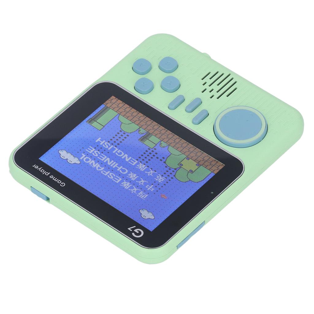 G7 Handheld Game Console Single Player Lightweight Gaming Device with 3.5in Screen Green