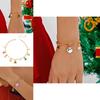 Christmas Seasonal Jewelry Set With Alloy Hand Chain And Pendant For Festive Decor