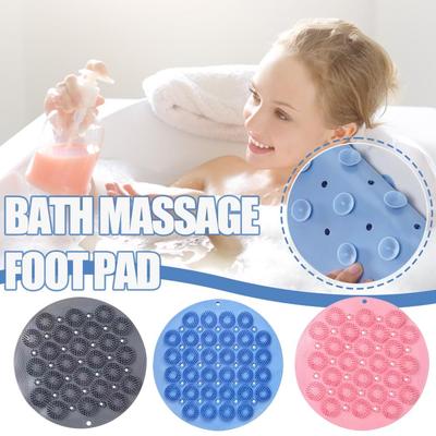 Silicone Backrub Bath Non-SlipBrush Back Massage Suction Cup Bathroom Non-Slip Foot Massager Strong Suction