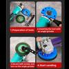 Multi-specification Power Drill Bit Sharpener Fan Shaped Plastic Drill Bit Grinding Attachment Giant Easy to Use Angle Grinder
