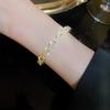 Elegant Hollow Geometric Minimalist Bracelet for Women - Exquisite Light Luxury Design
