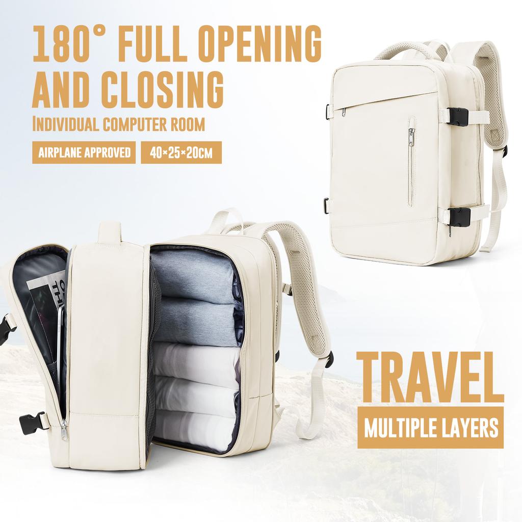 Hand Luggage Travel Bag Backpack Travel Cabin Airplane 40x20x25 Women's Men's Laptop Bag Business Work Backpack Ryanair Backpack