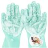 Easy-Clean Eco-Friendly Silicone Brush Hygienic Deshedding & Bathing for Multi-Pet Bathroom Use