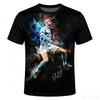 Norvegia Numero 9 HAALAND Maglia Calcio T-shirt Unisex Streetwear Estate Girocollo Ampia Casual T-shirt Design alla Moda Grafica Merch
