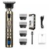 Professional Hair Clipper with LED Display, Electric Shaver, Beard Trimmer, USB-C Charging Cordless Long Hair Trimmer with Comb/beard Trimmer Kit