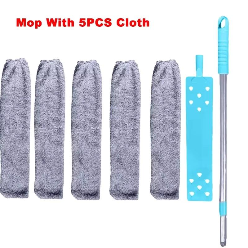Extendable Pole Stainless Extra Long Feather Duster Bendable Head And Long Handle for Cleaning Ceiling Fans Blinds Furniture