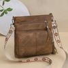 Damen Retro Denim PU Einzel-Schultertasche Große Kapazität Umhängetasche Multifunktionale Schulter-Umhängetasche Ausflugs-Freizeit-Pendlertasche