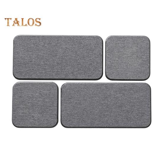 4Pcs Water Absorbing Stone Tray Instant Dry Sink Coasters Kitchen Sponge Hand Soap Tray & Toothbrush Holders for Bathroom Counter