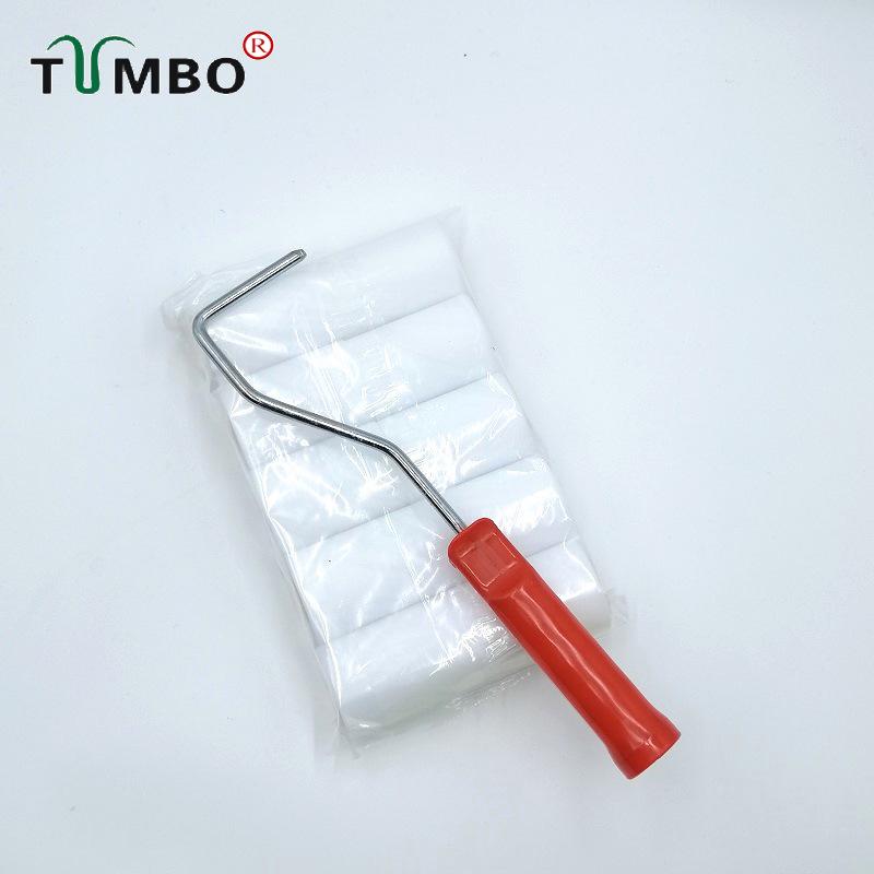 Dual-Purpose 2-Inch Flat Head Oil-Based Sponge Roller Brush for Painting and Touch-Ups