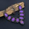 Purple Turquoise Necklace, 999 Copper Wire Wrapped Gemstone Jewelry, Handmade Necklace Amazing Jewelry, Gift For Her