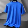 Men Summer Loose Short Sleeve Letter Printed Pullover Brathable Cotton T-shirt